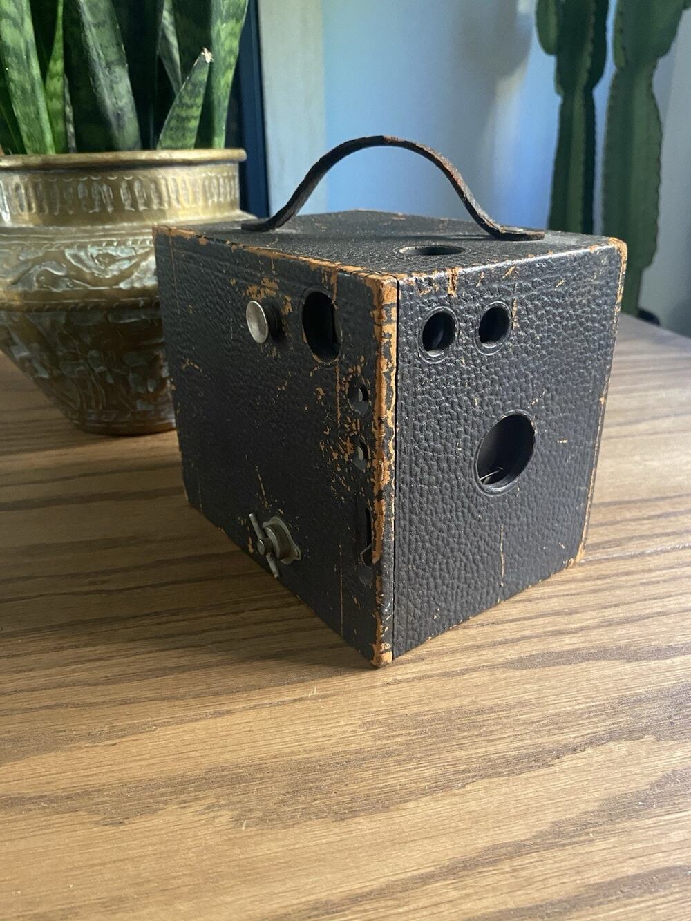 Antique 1897 Kodak No 3 Bulls-Eye Model A 124 Roll Film Box Camera